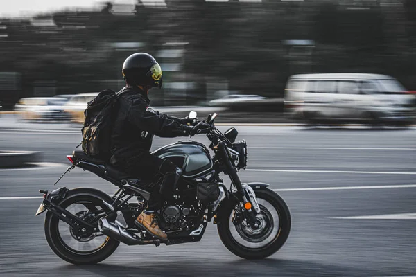 motorcycle on the road