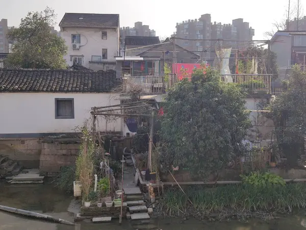 stock image the old town in the city of thailand