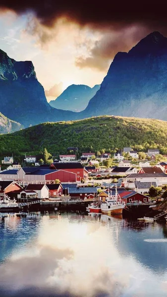 Vackert Landskap Den Norska Fjorden — Stockfoto