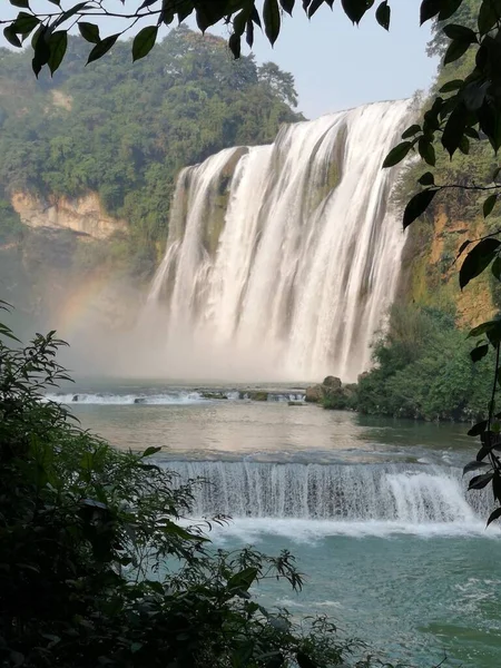 Bella Cascata Nella Foresta — Foto Stock