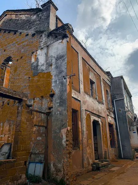 stock image old abandoned building in the city