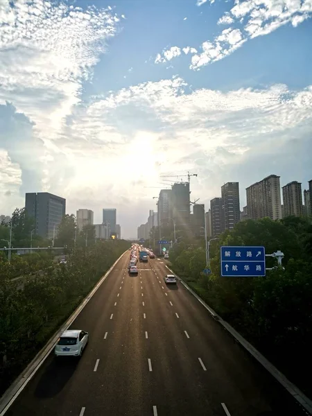 stock image view of the city of the new york