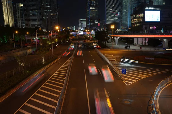 stock image night view of the city of hong kong