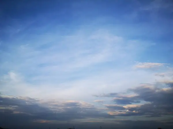 stock image beautiful sky with clouds