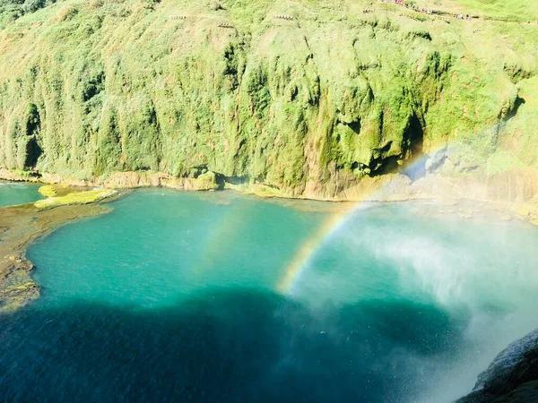 Bella Vista Sul Lago Montagna — Foto Stock