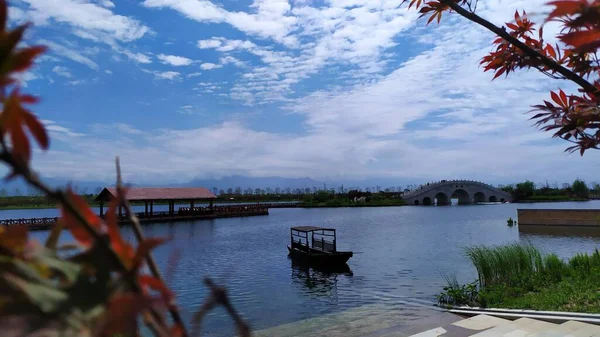 Hermosa Vista Del Lago Parque — Foto de Stock