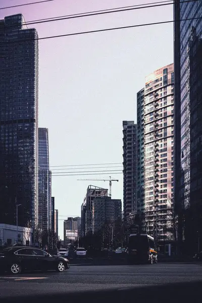 stock image modern city buildings, urban view