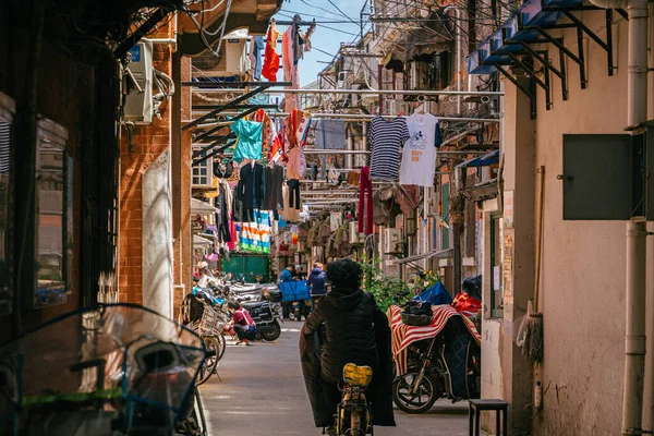 stock image venice, italy-circa september, 2017: street view of the city of chefchaouen, the capital of