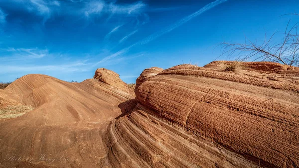 beautiful landscape of the valley of the negev desert in the utah