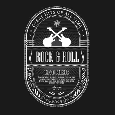 Antika çerçeve vintage etiket yazı tahtası tipografi retro afiş d