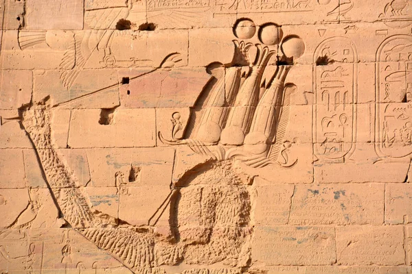 ancient egyptian hieroglyphs in the temple of the state of israel