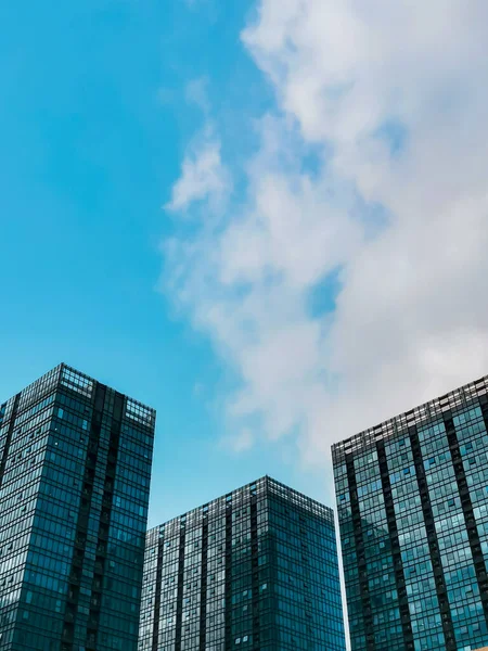 Immeuble Bureaux Moderne Avec Ciel Bleu — Photo