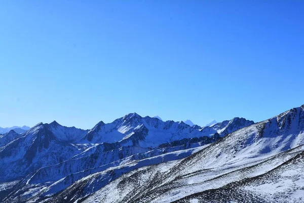 stock image beautiful mountain landscape with snow