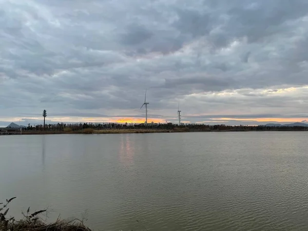 View River Lake Evening — Stock Photo, Image