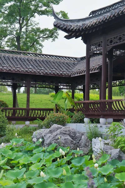 stock image beautiful architecture in the park