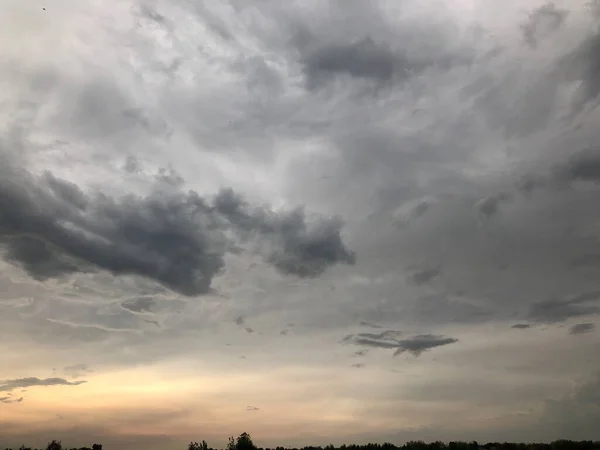 Beautiful Sunset Sky Clouds — Stock Photo, Image