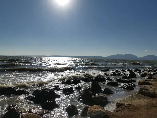 stock image beautiful view of the sea coast