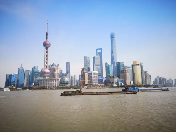 stock image shanghai, china-october 29, 2019: the skyline of the city of hong kong