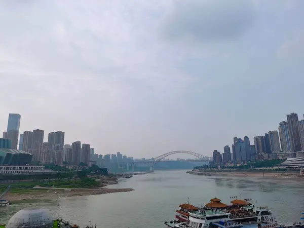 stock image view of the city of hong kong