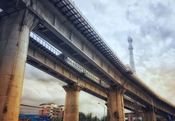 Puente Ciudad Barcelona — Foto de Stock