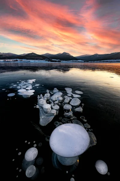 Bella Vista Sul Lago Sera — Foto Stock