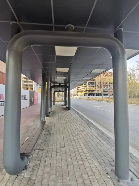 Estacionamiento Vacío Ciudad — Foto de Stock
