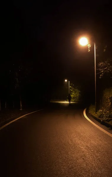 Srail Başkentinin Gece Manzarası — Stok fotoğraf