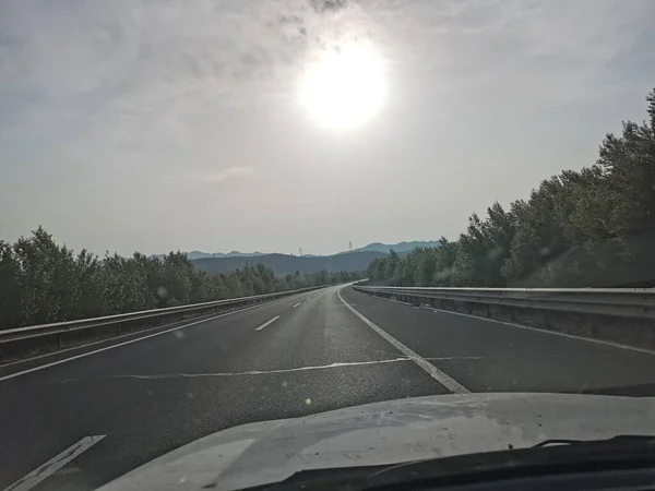 stock image road in the mountains