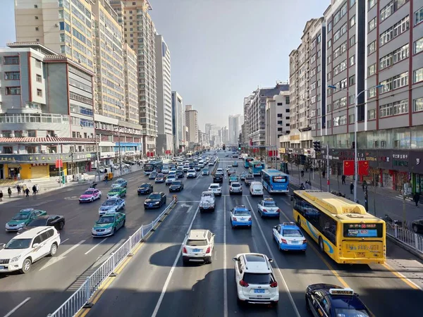 New York Usa July 2019 Traffic Jam Street City Bangkok — Stock Photo, Image