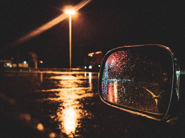 Gece Araba Işıkları — Stok fotoğraf