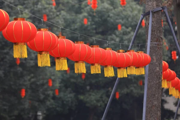 Chinese Lanterns City — Stock Photo, Image