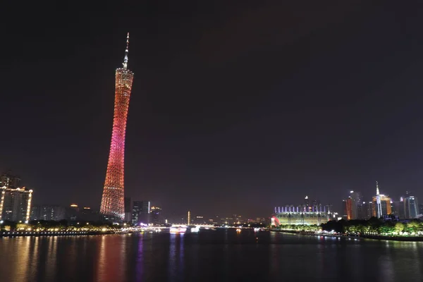 stock image night view of the city of the capital of china