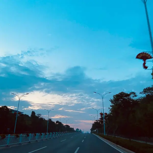 stock image road in the city