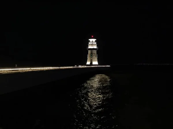 lighthouse at the night