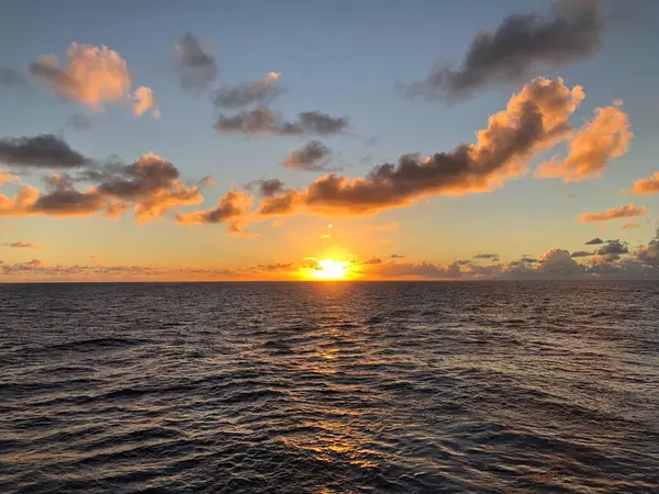 Stock image beautiful sunset over the sea