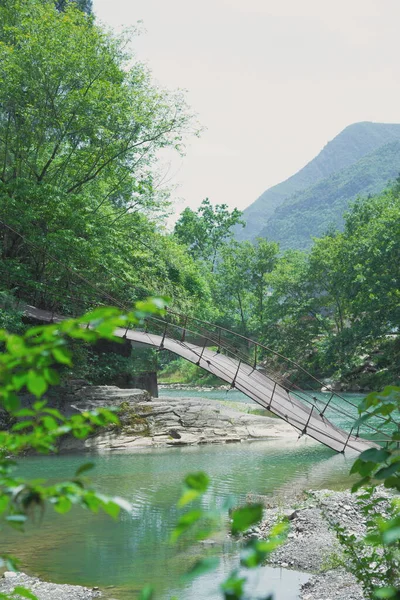 beautiful landscape with a waterfall