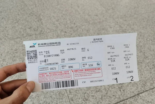ticket with tickets and passport