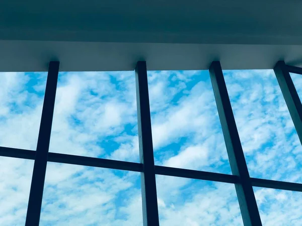 window with windows and sky background