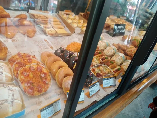bakery shop, food, pastries, bread, pastry, rolls, cheese, buns, sweets, sale