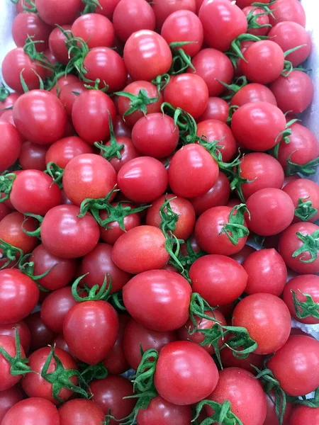 fresh tomatoes on a white background