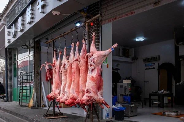 butcher shop, meat, food, people, domestic, raw, male, chef, rack,