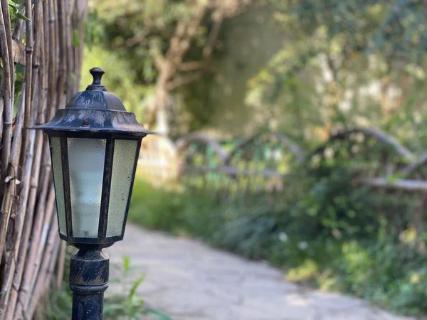 street lamp in the park