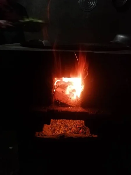 metal cutting the fire. sparks in the factory.