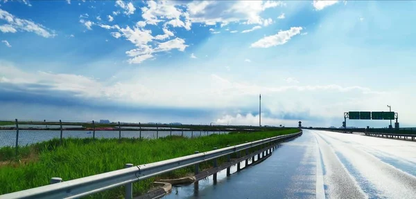 stock image road in the city