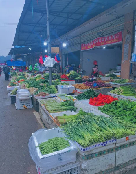 the market in the city of china