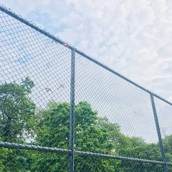 football net on the field