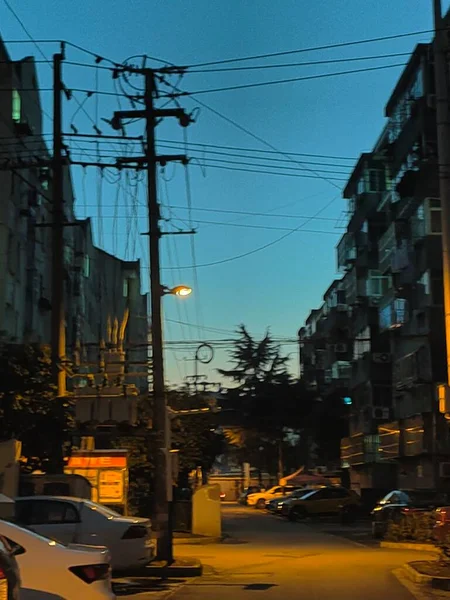 street view of the city of barcelona