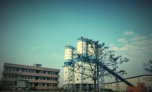 industrial factory, architecture, environment