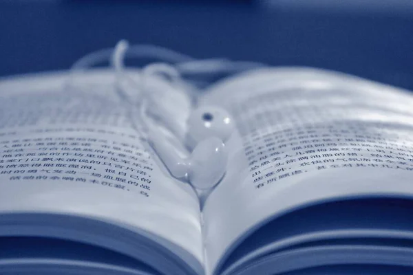 close up of a book with a heart