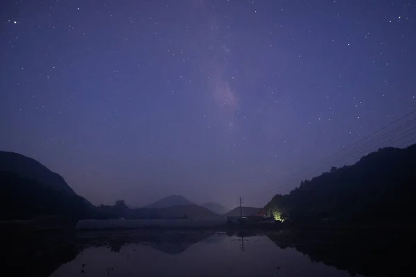 milky way, cosmic night sky